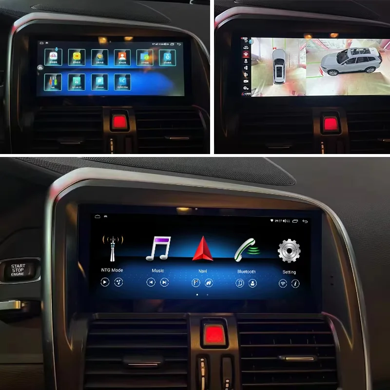 Для Volvo XC60 2009-2017 Android 13 Автомагнитола Стереосистема Carplay GPS-навигация Мультимедийный видеоплеер Bluetooth (art.: 3920d92bb553d) - 3920d92bb553d