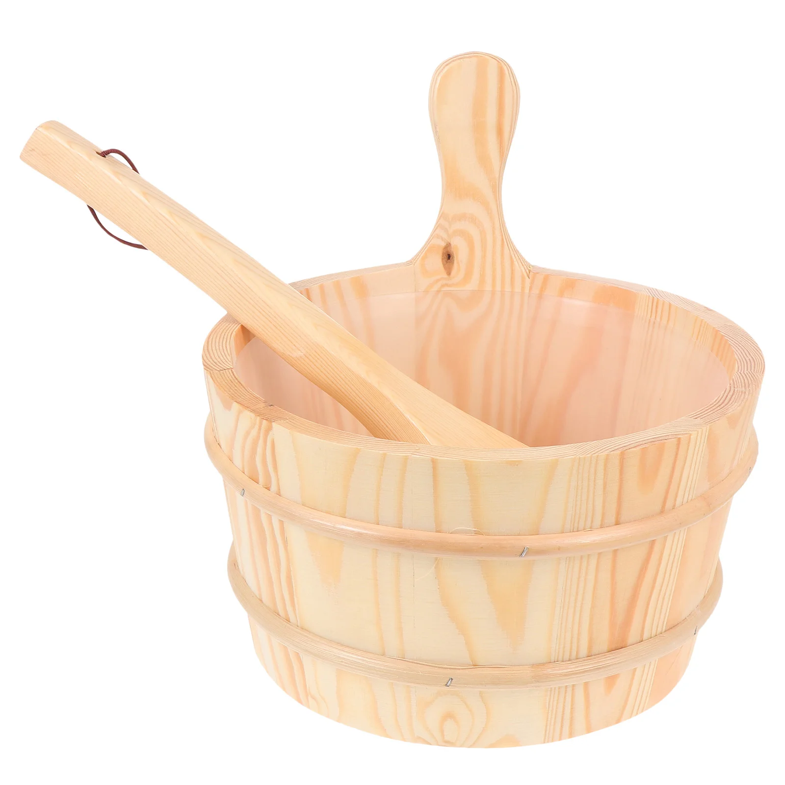 

1 Set Practical Reliable Useful Wooden Bathing Sauna Accessories for Bathing
