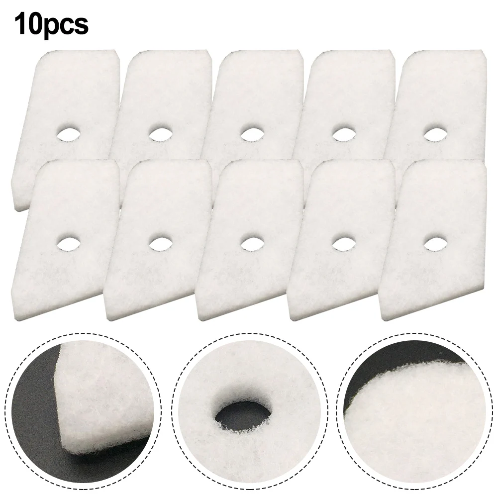 

String Trimmer Part Air Filters 530150253 Accessories Fitting Set Sponge White 10pcs New For Husqvarna 124L 125L