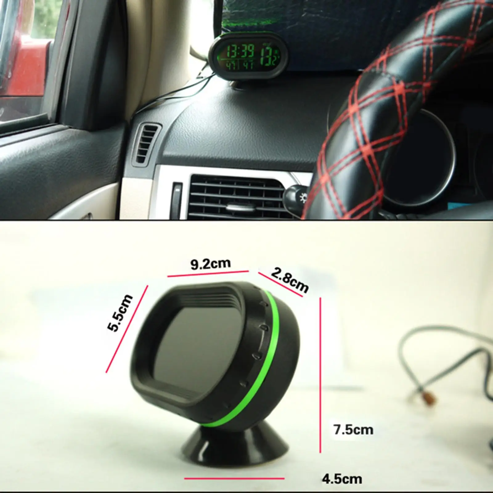 Часы вольтметр аксессуары автомобильные детали монитор измеритель батареи