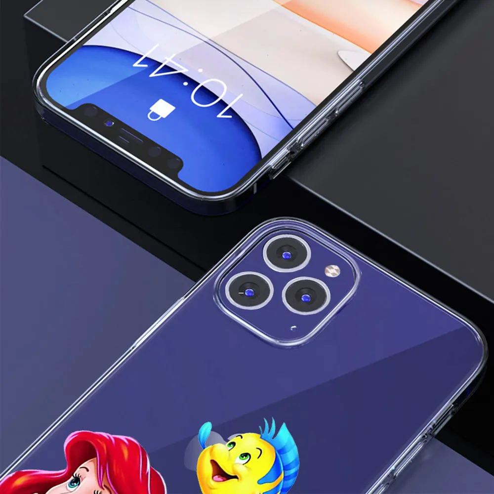 Прозрачный силиконовый чехол для Apple iPhone 13 15 11 12 Mini 14 Pro Max X XS 7 8 Plus XR