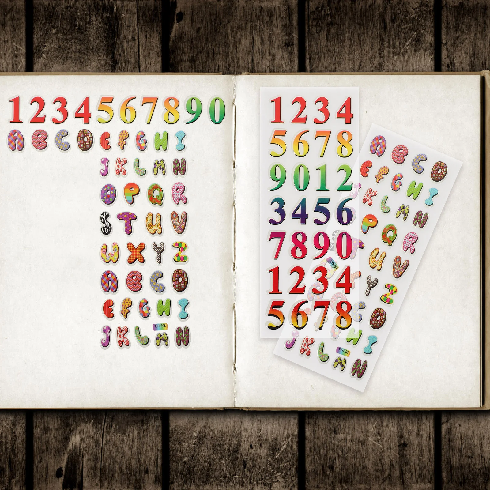 

40 Sheets of Durable Foam Stickers Cartoon Decals Stickers Delicate 3d Stickers for Kids