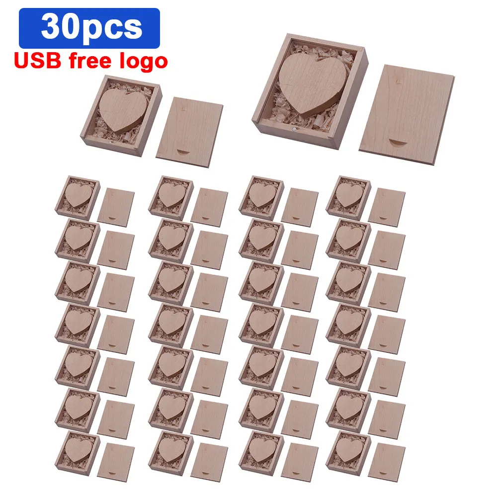 

30pcs/lot hot selling creative Wooden USB pen rive 4GB 8GB 16GB 32GB 64GB 128GB USB 2.0 flash drive For photography,gift