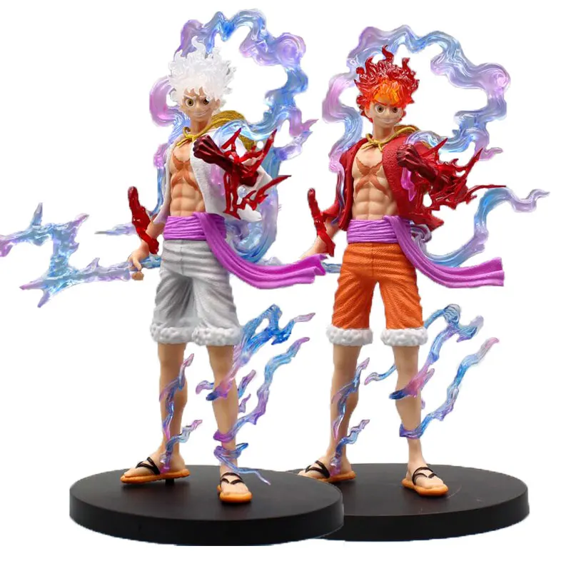 

Фигурка аниме 5 Луффи, 21 см, фигурка бога солнца, Ника Луффи, белая статуя, Коллекционная модель, игрушка для детей