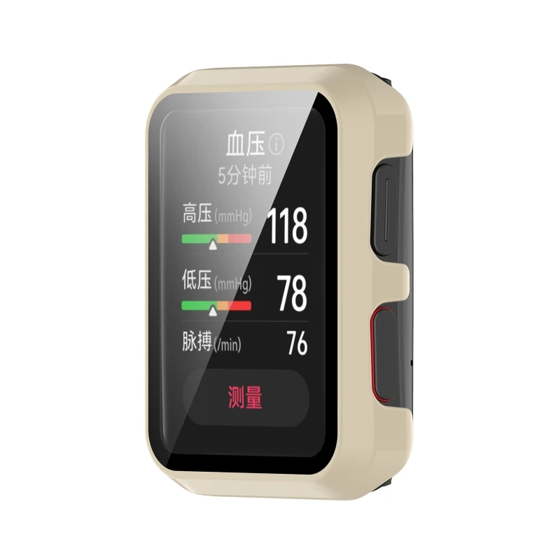 

Smartwatch Tempered Glass Film Anti-dust Full Case Waterproof Protection PC Cover Shockproof Housing Shell for huawei Watch D