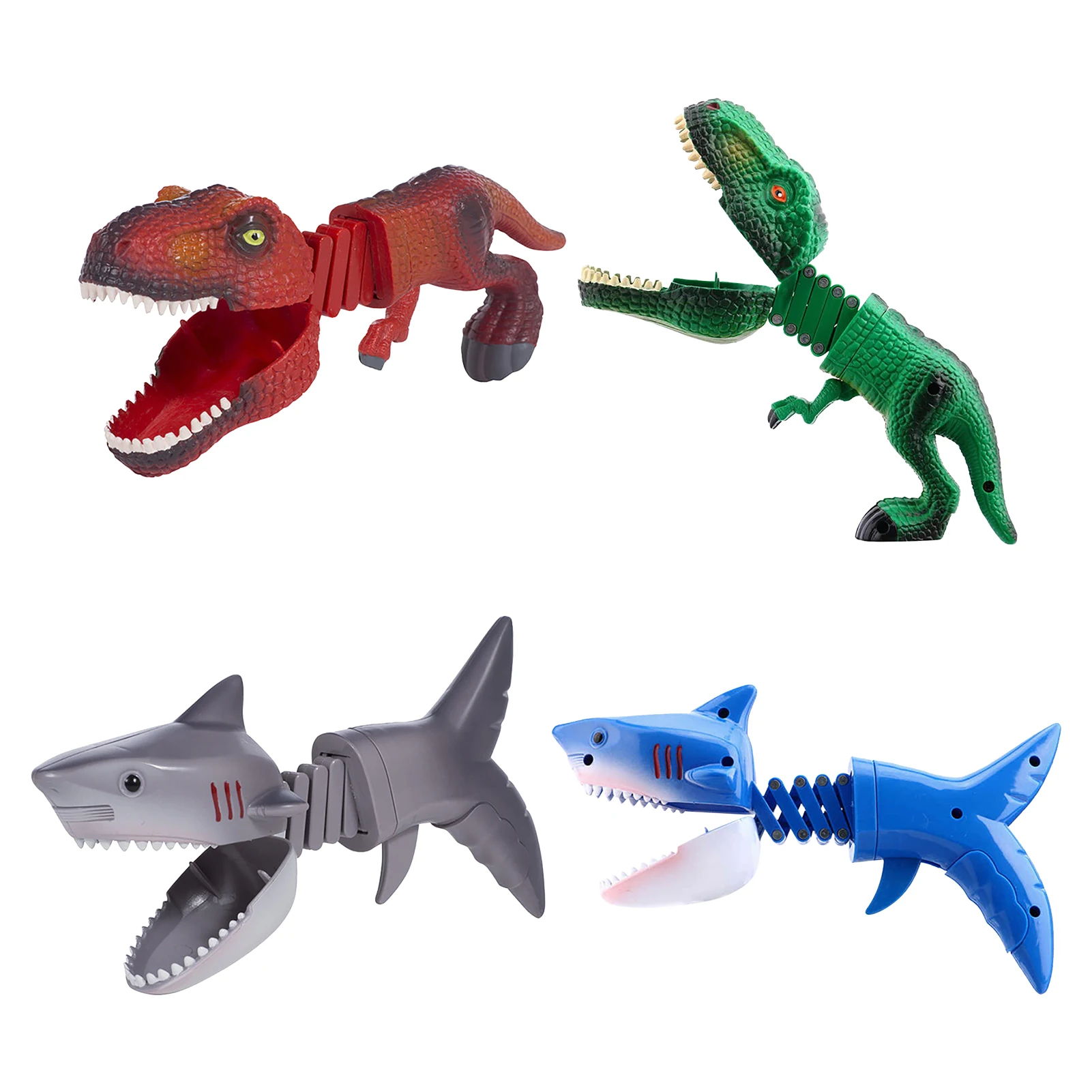 

Игрушка-динозавр «Акула», телескопический пружинный манипулятор, зажим, типы динозавров, акулы, креативная забавная игрушка-динозавр, подарки для мальчиков