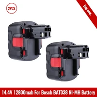 super 14 4v12800mah rechargeable battery for bosch bat038 bat040 bat140 bat159 bat041 3660k ni mh psr gsr gws gho 14 4v battery
