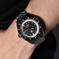 San Martin Original Design Fashion GMT 39.5mm Men Sports Watch Japan NH34 Automatic Mechanical Waterproof 100m SN0116 Reloj 5