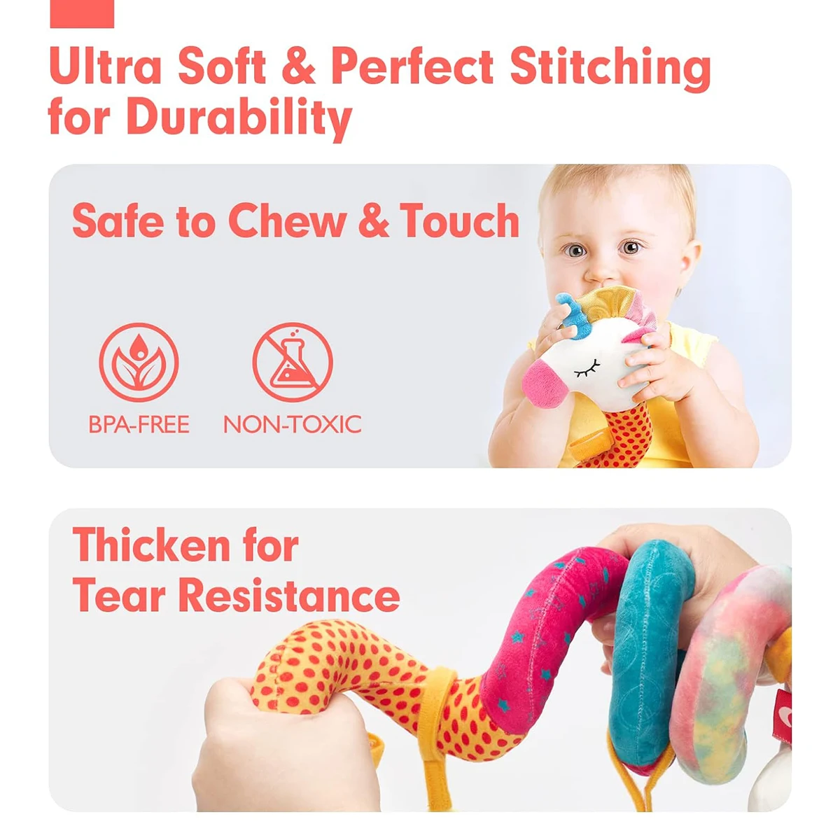 Красочное Детское Подвесное Сиденье С Единорогом Мягкая Тканевая Защитная