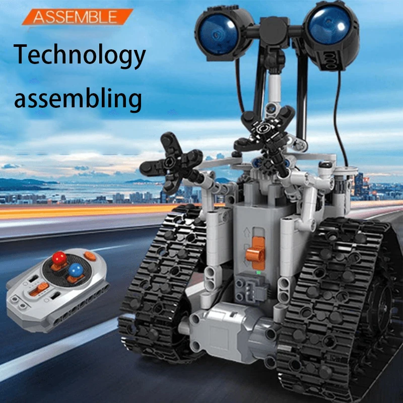 

7112 Blocks Remote Control Robot Children's Intellectual Development Technology Assembled Puzzle Boys' Toys Steam June 1 Gift