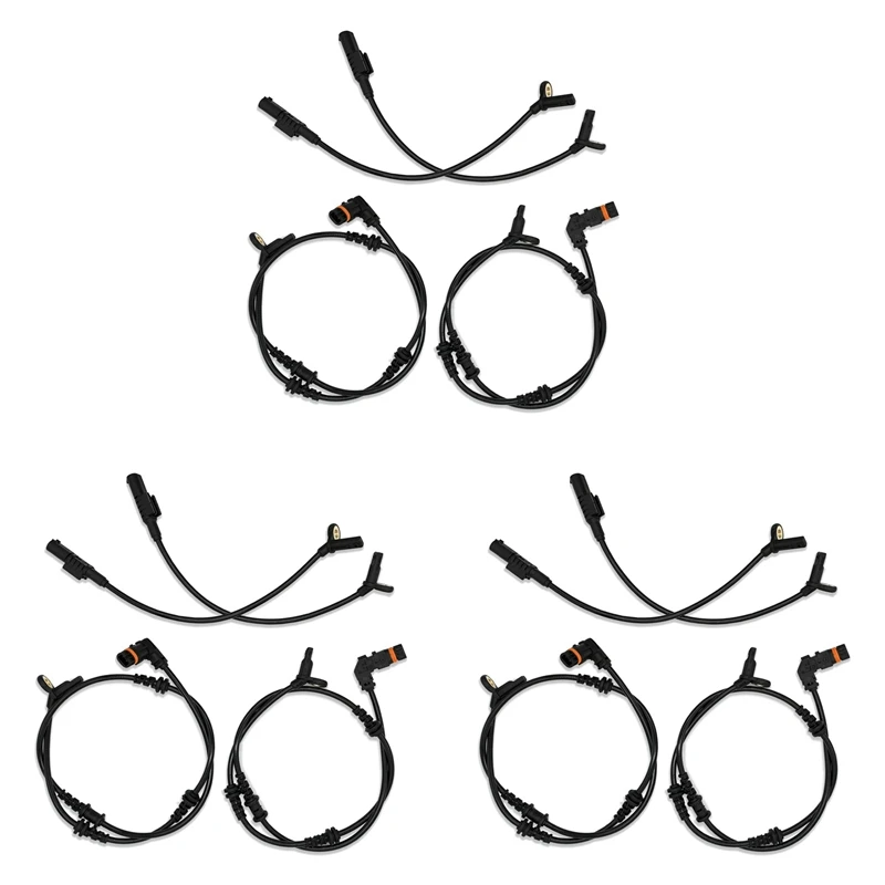 Комплект (12 шт.) передний задний датчик скорости колеса ABS для Mercedes-Benz W164 ML350 ML320 GL350