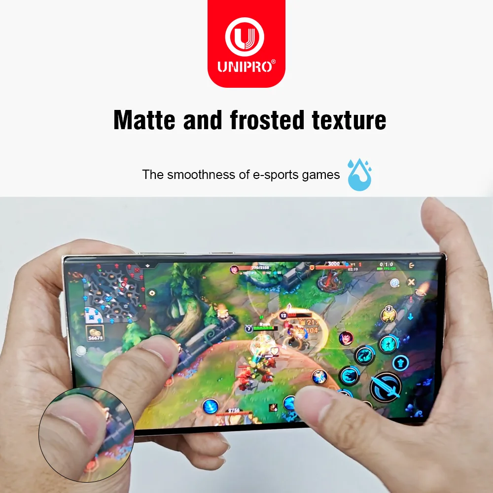 Фото Защитная гидрогелевая пленка UNIPRO 250um HD MATTE UV из стекловолокна для защитных пленок для экранов, совместимая с режущими машинами MX-5T и CA-390. №3