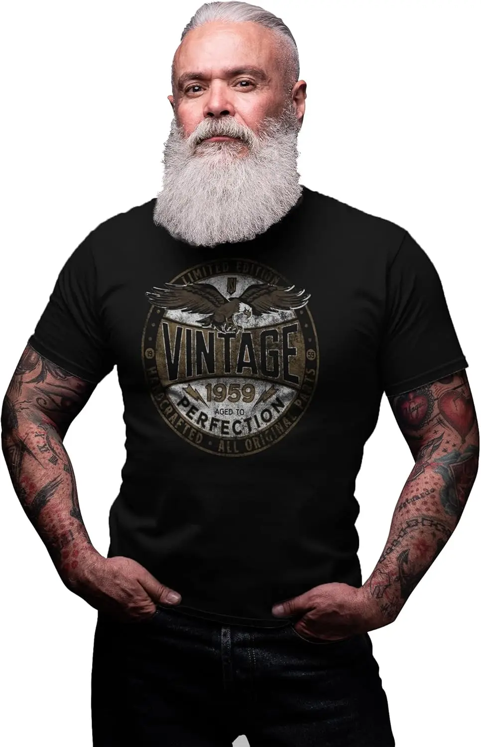 Мужская рубашка на 65-й день рождения — ограниченная серия винтаж 1959 от возрасте