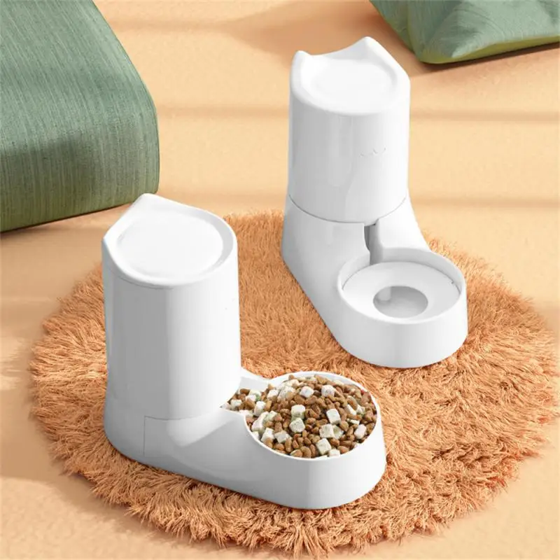 

Smart Food Dispenser Large Capacity Anti-overturn Multifunctional Safe Non-toxic Pet Supplies Dog Cat Drinking Bowl Plastic