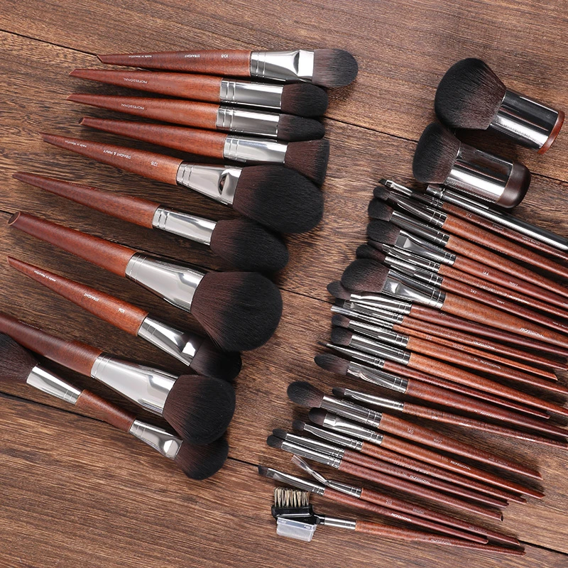

1/2Pcs Makeup Brushes Cosmetic Powder Foundation Brush Blush Contour Eye Shadow Eyebrow Eyeliner Eyelash Blending Beauty Tools