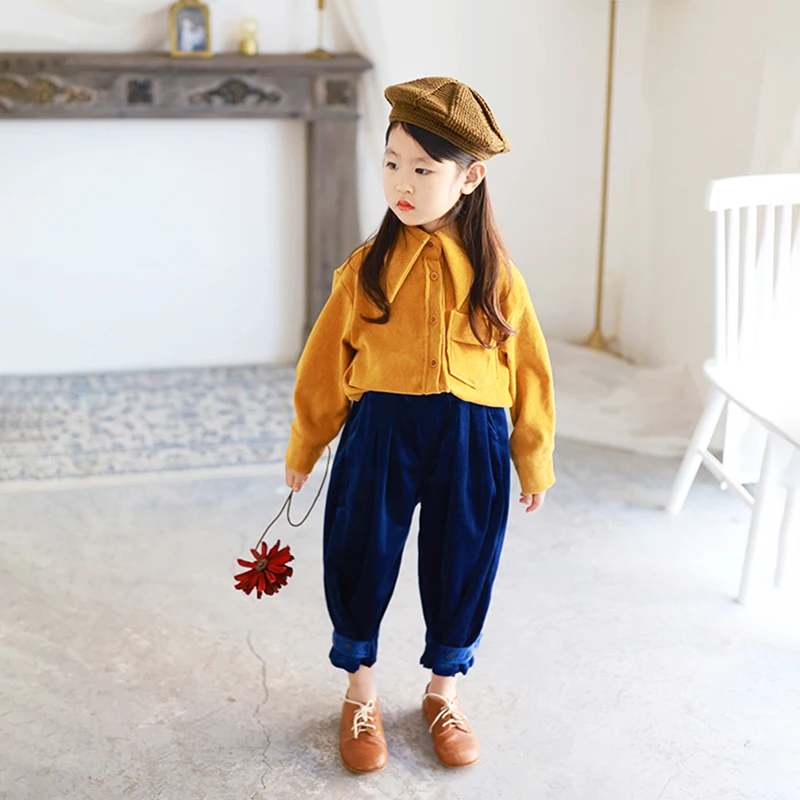 Детские комплекты одежды новинка весенний детский коричневый свитер со звездами