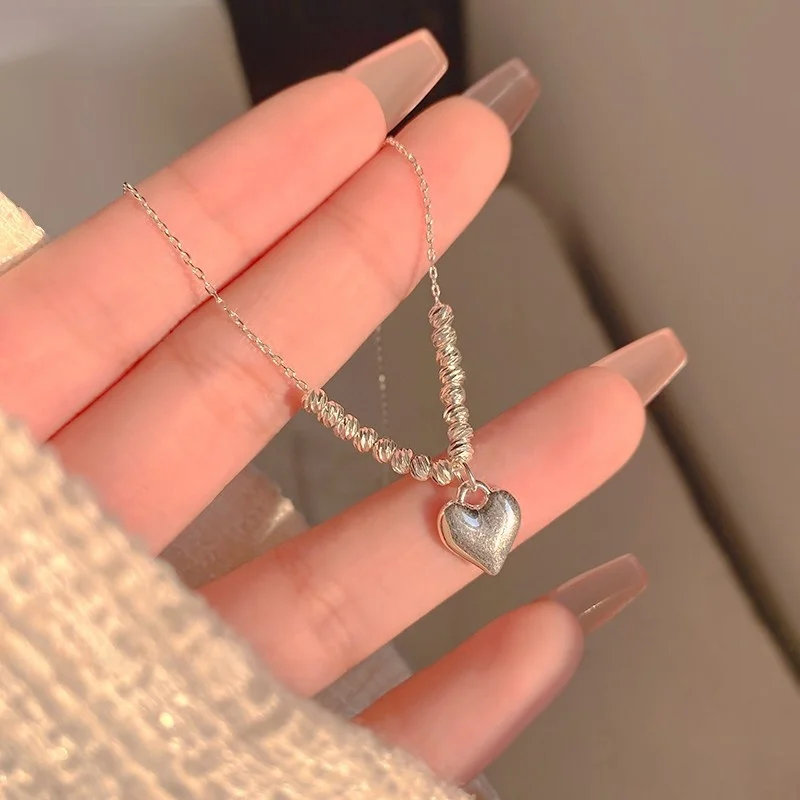 Простое высококачественное ожерелье с подвеской Любовь для женщин весна и лето