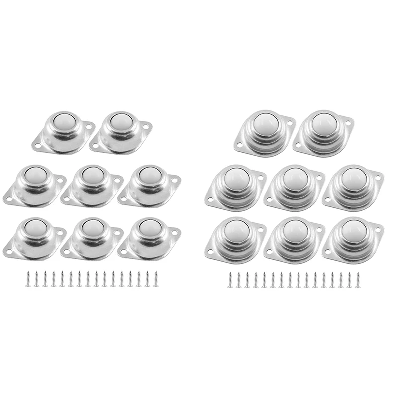 

8 Pcs Roller Ball Transfer Bearings, Conveyor Roller Ball, Roller Casters For Transmission Furniture Wheelchair