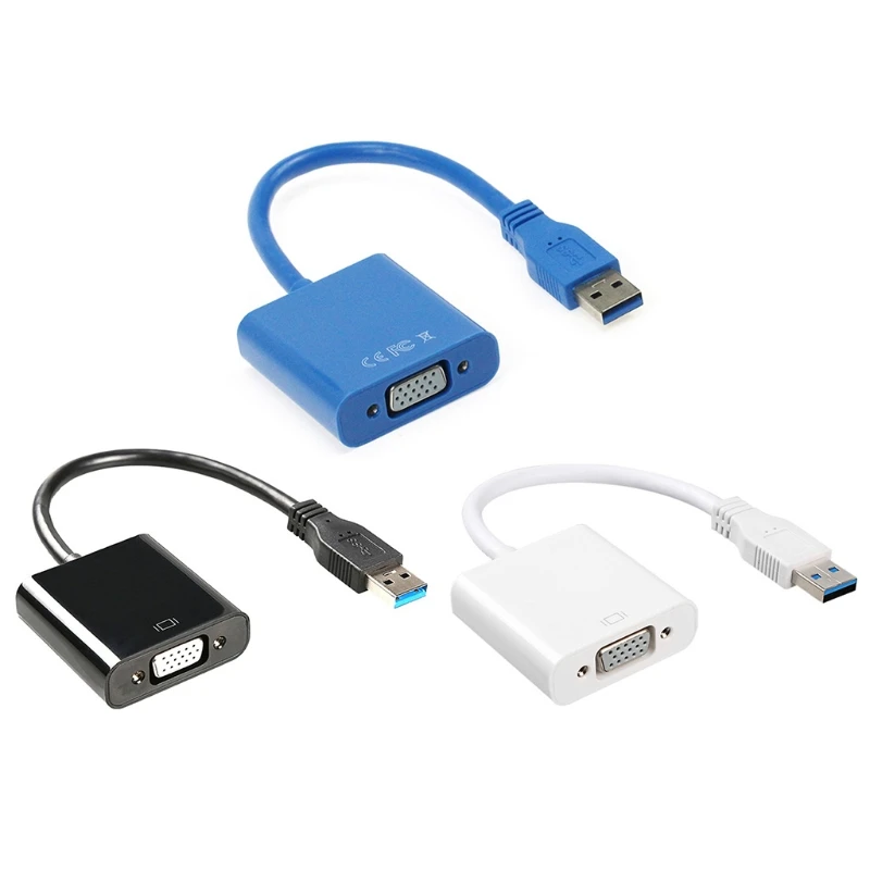 

USB 3.0 To VGA External Video Graphic Card For PC Laptop Projectors TV Drop Shipping