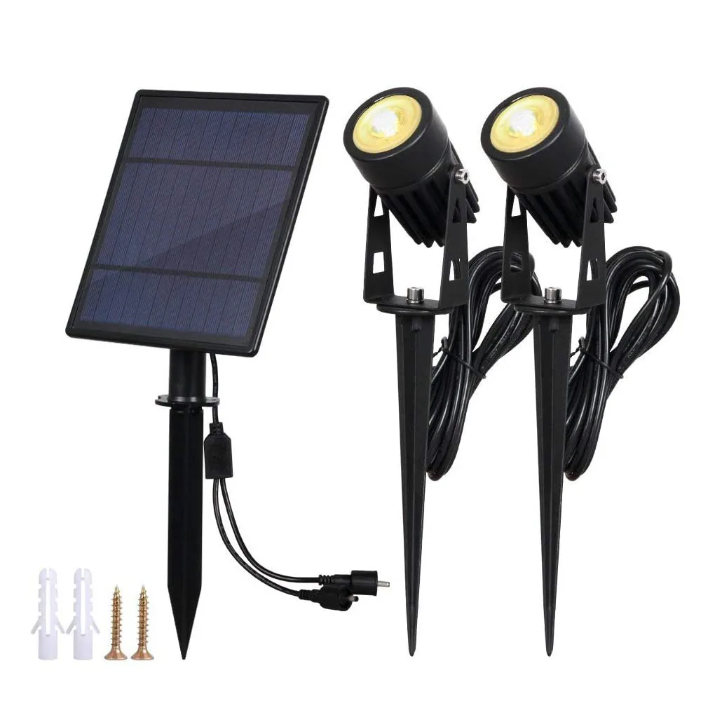 

Уличная лампа с солнечной панелью, автоматическая Водонепроницаемая Ландшафтная лампа, аксессуары для сада, внутреннего дворика, белая лам...