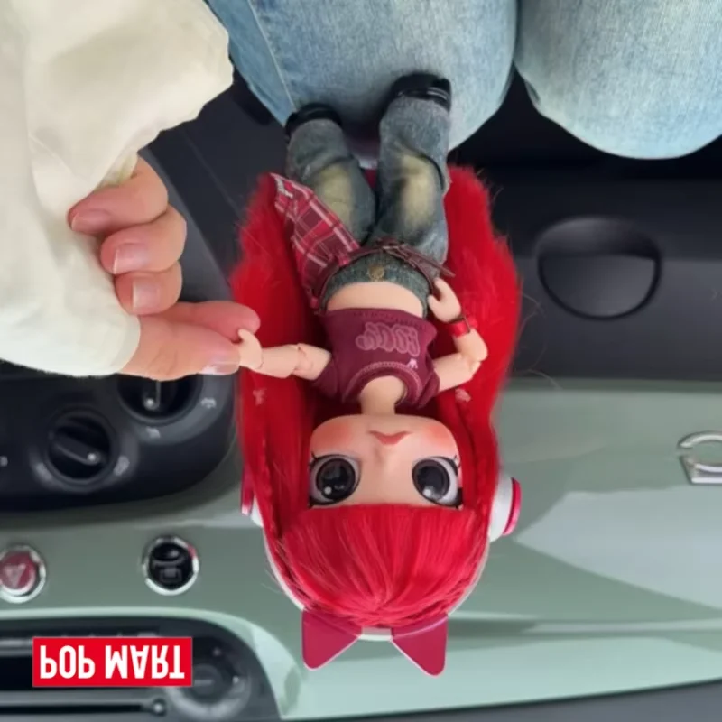 Фото POP MART MOLLY X YUQI 1/8 Фигурка из серии Co-branded Blind Box Toys, милые аниме-фигурки, игрушки-сюрпризы, загадочные коробки-сюрпризы, куклы №1