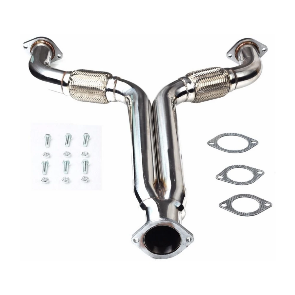 

ED-016 NISSAN 350Z G35 04-05 06 07 T-304 STEEL DOWNPIPE Y PIPE