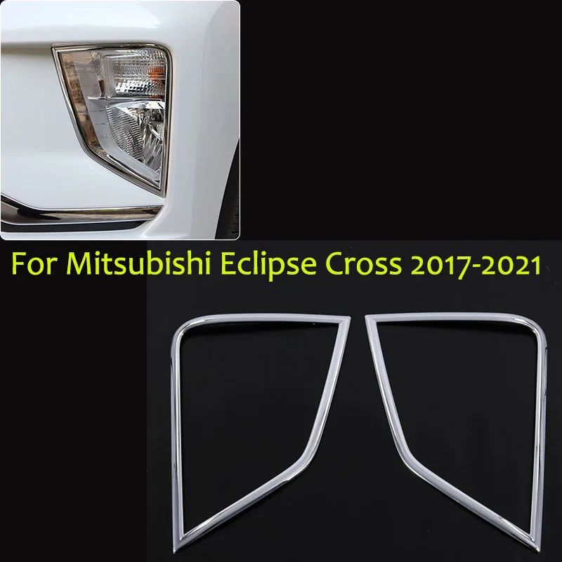 

Для Mitsubishi Eclipse Cross 2017 2018 2019 2020 2021 автомобильный Стайлинг хромированная крышка отделка Передняя головка противотумансветильник рамка Запасная часть