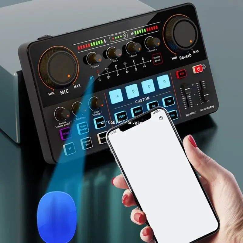 Профессиональная живая звуковая карта высококачественная записывающая плата