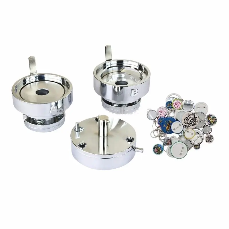 

New 58mm Round Interchangeable Button Badge Making Machine Mould