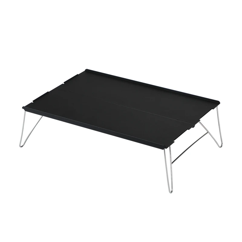 

Camping Portable Mini Table Outdoor Barbecue Table Beach Table Picnic Table Black