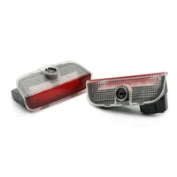 car accessories for skoda superb led car logo projector laser lamps ghost shadow light welcome door lights for superb