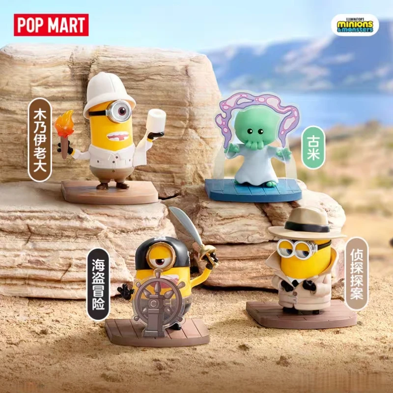Фото Оригинальные популярные коллекционные фигурки Popmart Minions и Monsters Series: игрушки-сюрпризы в закрытых коробках, украшения, подарки №2