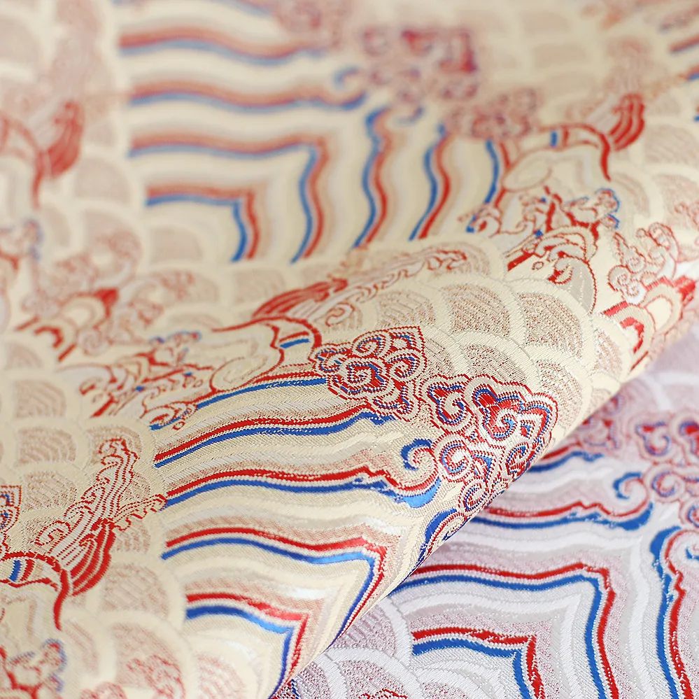 

High-Grade Brocade Fabric DIY Doll Clothes New Year Clothes Fabric/Satin Cheongsam Tang Costume Han Costume Cushion Silk Cloth