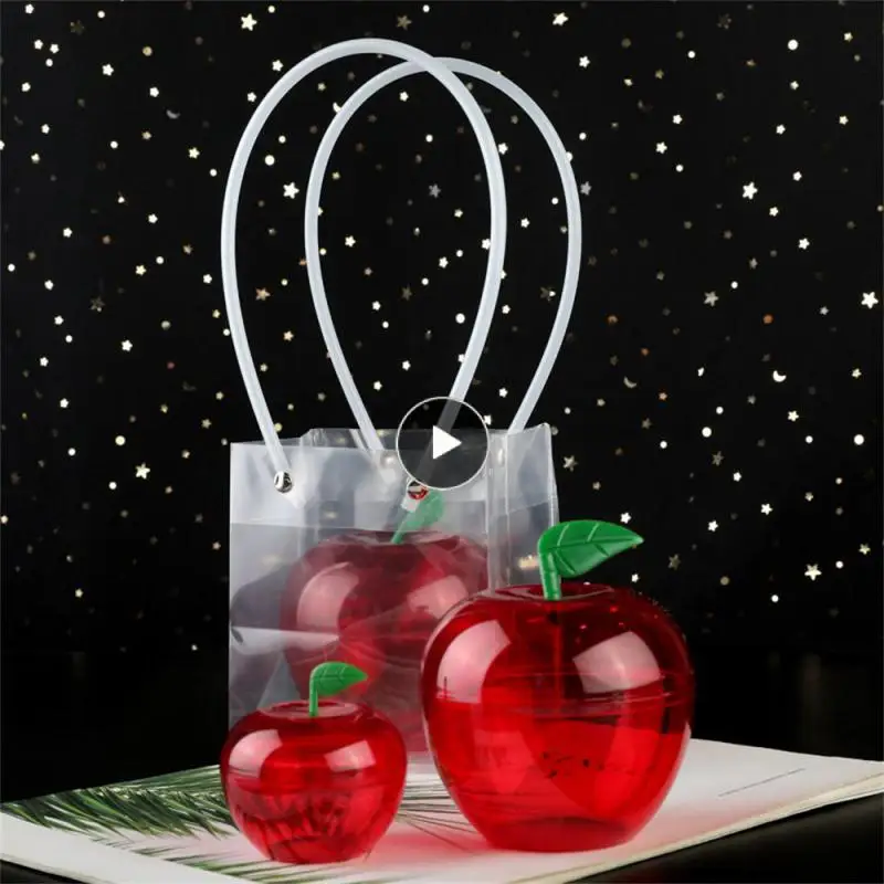 

High Quality Plastic Materials Wedding Party Supplies A Unique Apple Shaped Box Boutiques Packaging Storage Box No Odor