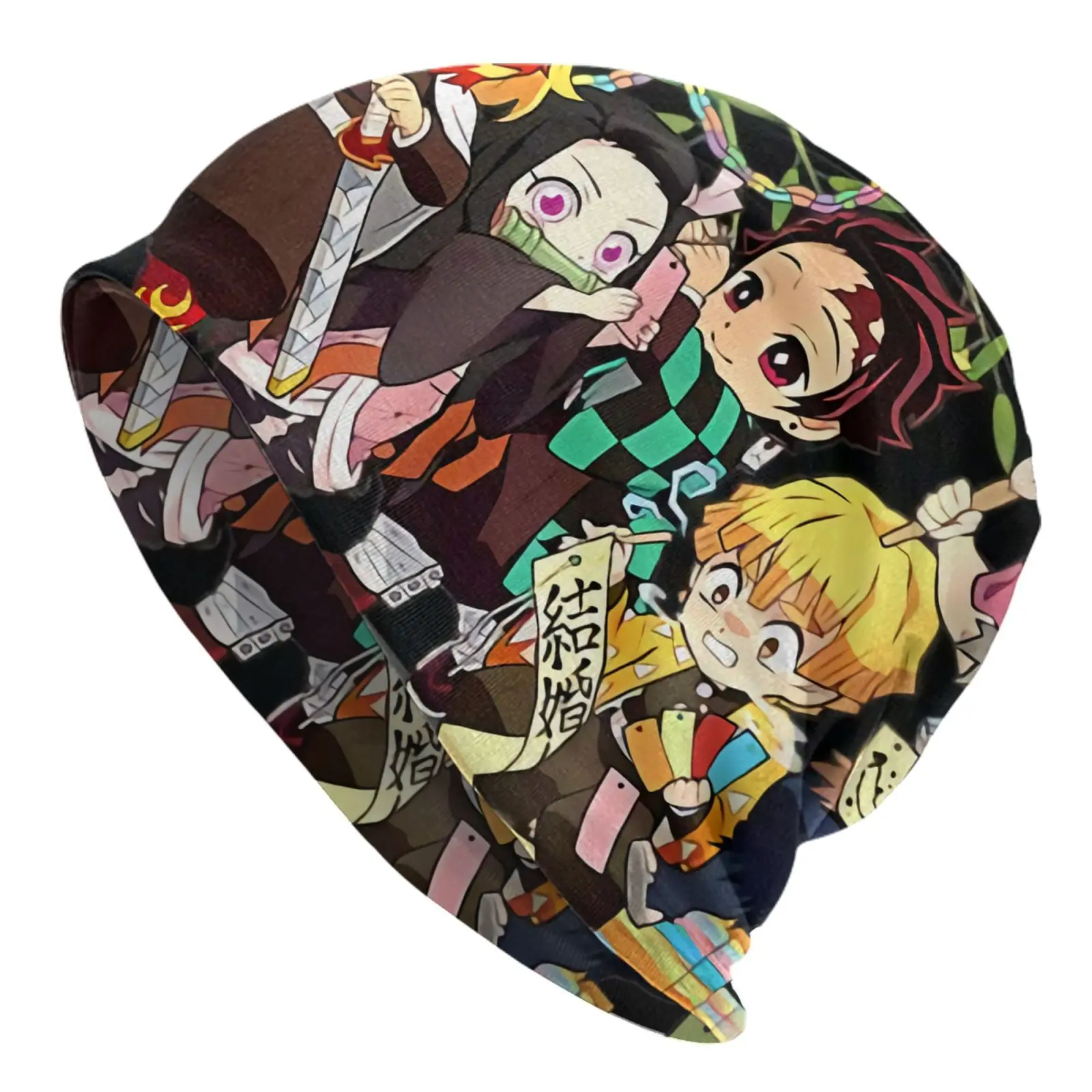 

Шапка-бини для мужчин и женщин, бейсболка с рассекающим демоном, с Кулиской