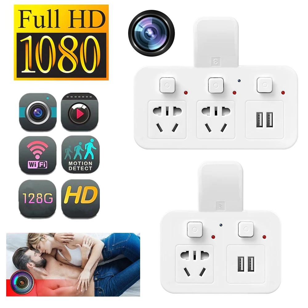 

Беспроводная мини-камера видеонаблюдения, 1080P HD, с USB-портом