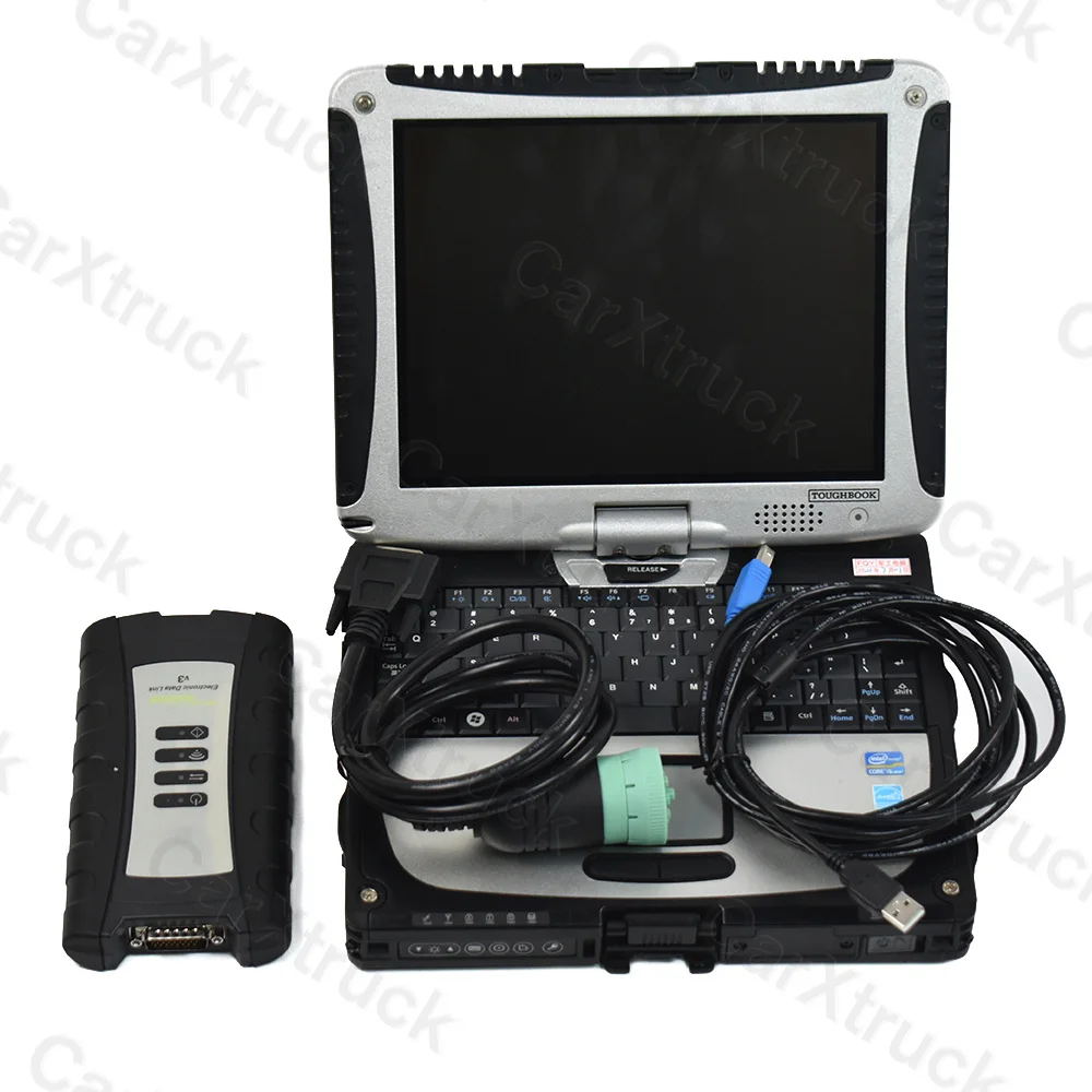 

For JD EDL V3 engine electronic diagnosis scanenr tool with 9 pin adapter cable 5.2 AG HDD Agriculture Software