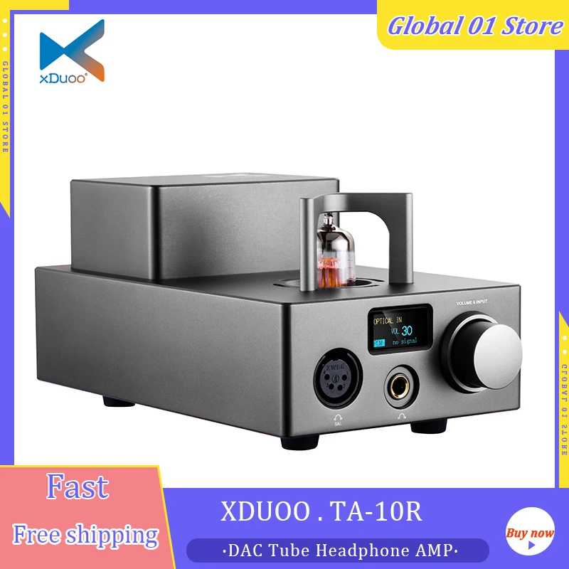 XDUOOO TA-10R AK4493EQ ЦАП ламповый усилитель для наушников USB XMOS 32 бит 384 кГц DSD256 декодер