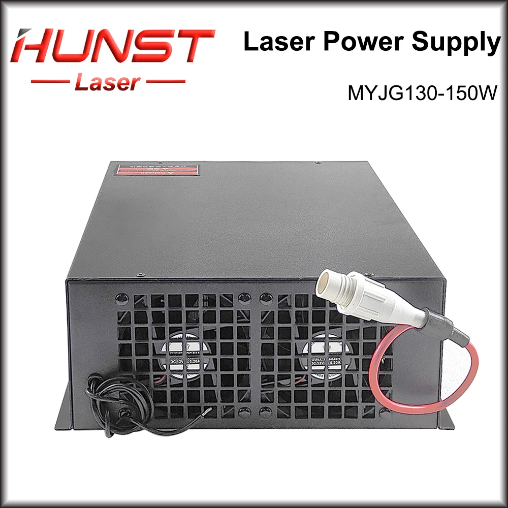 Hunst MYJG 130-150 Вт CO2 лазерный источник питания 130 ~ 150 генератор для Co2 гравировального