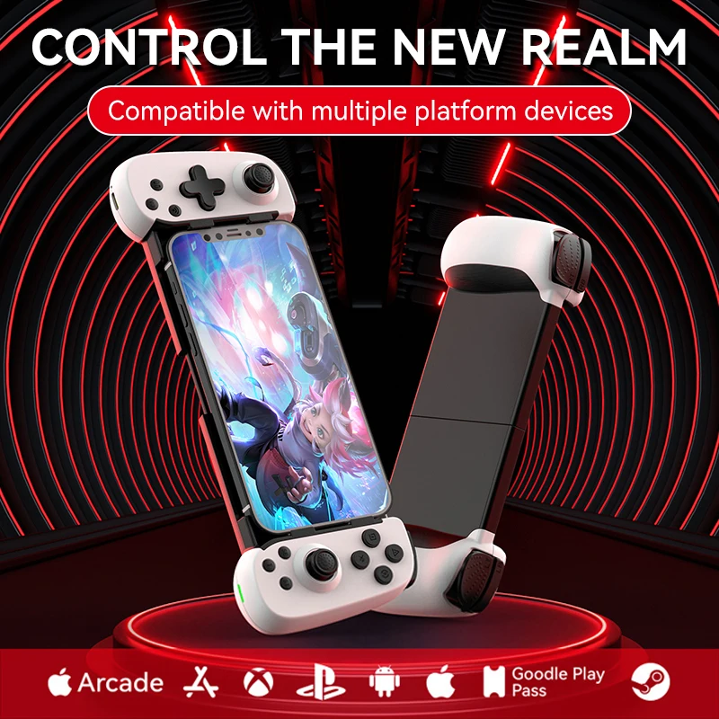 

Mobile Phone Gamepad Game Controller Joystick Telescopic for Android/iPhone/Switch Bluetooth Detachable Gamepad