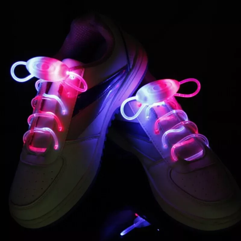 Sport Shoe Laces Flash Light Up Glow Stick Strap Shoelaces Party Club New Arrival Promotion