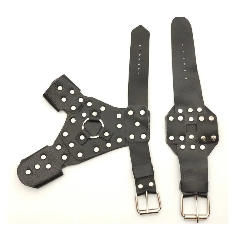 

Fishing Handguard Wristband Slingshot Steel + Artificial leather for Left or Right hand Outdoor Hunting Accessories