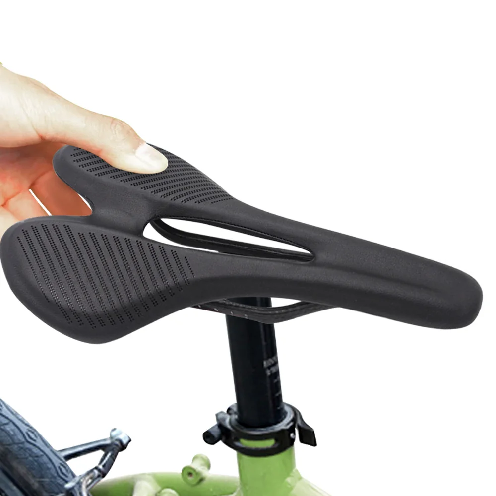 

MTB Road Bicycle Saddle 3k T700 Carbon Fiber Bike Seat Microfiber Leather Anti-slid Breathable Shock Absorption Bike Accessories