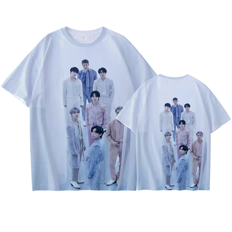 

Модная женская летняя футболка BANGTAN JIMIN SUGA JIN KPOP унисекс, повседневная женская футболка в стиле Харадзюку Y2K