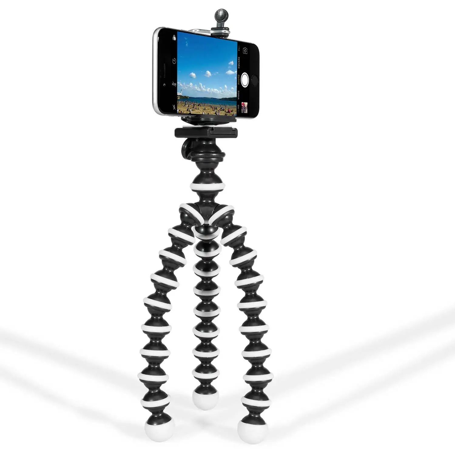 

Bendable Tripod with 9-Section Legs and Slip-Resistant Grips,TPD108B