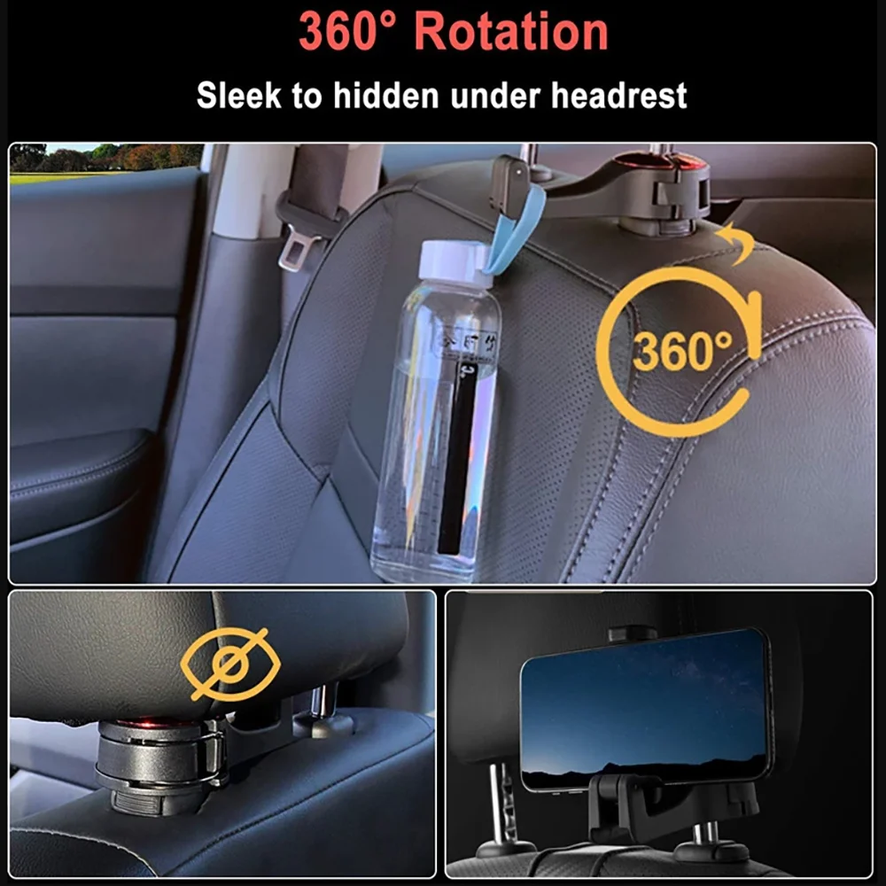 Multi-Function Car Back Seat Hanging Hook Mobile Phone Rear Bracket Storage Holder Stand | Автомобили и мотоциклы