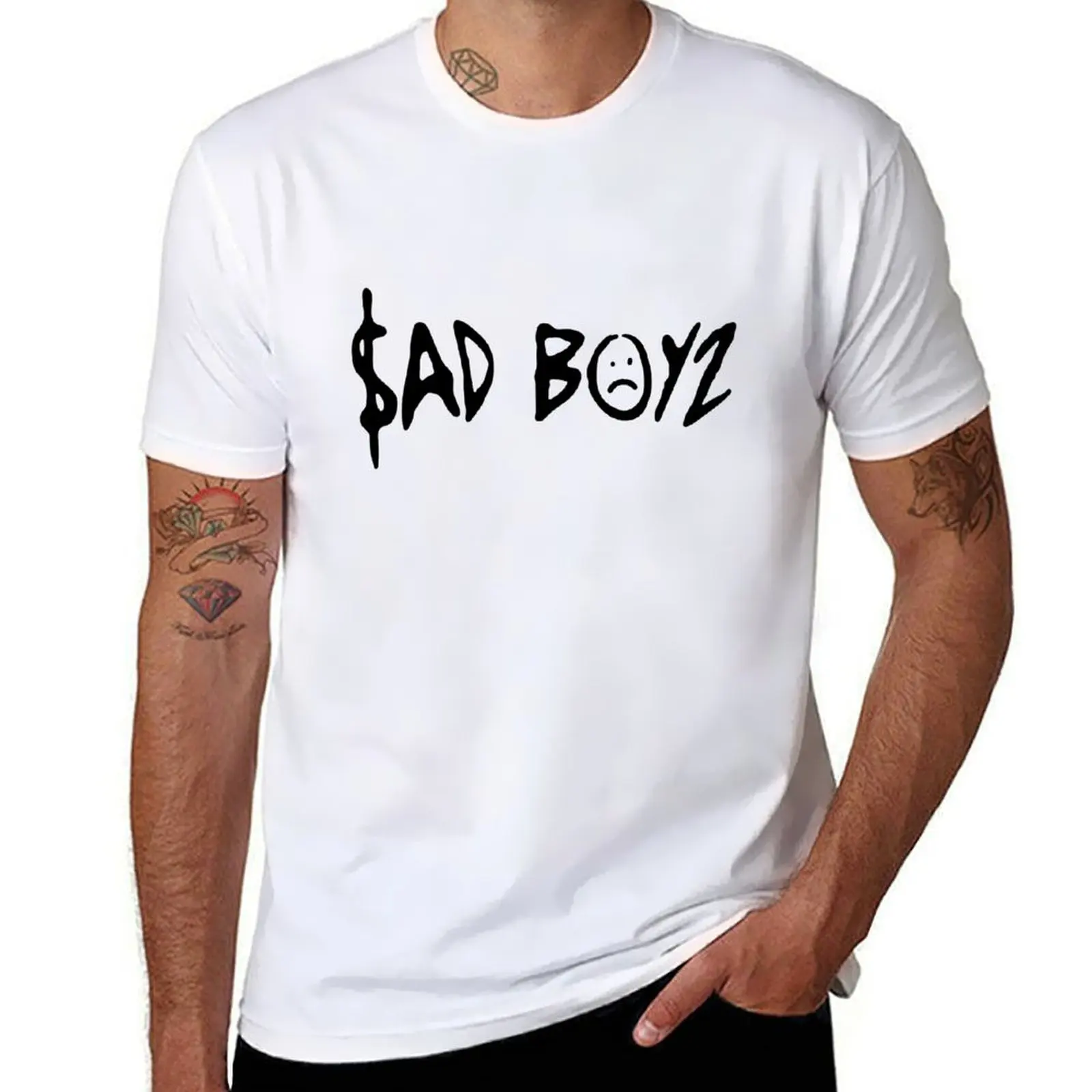 Футболка junior h merch sad boyz футболка большого размера летний топ футболки-тяжеловесы