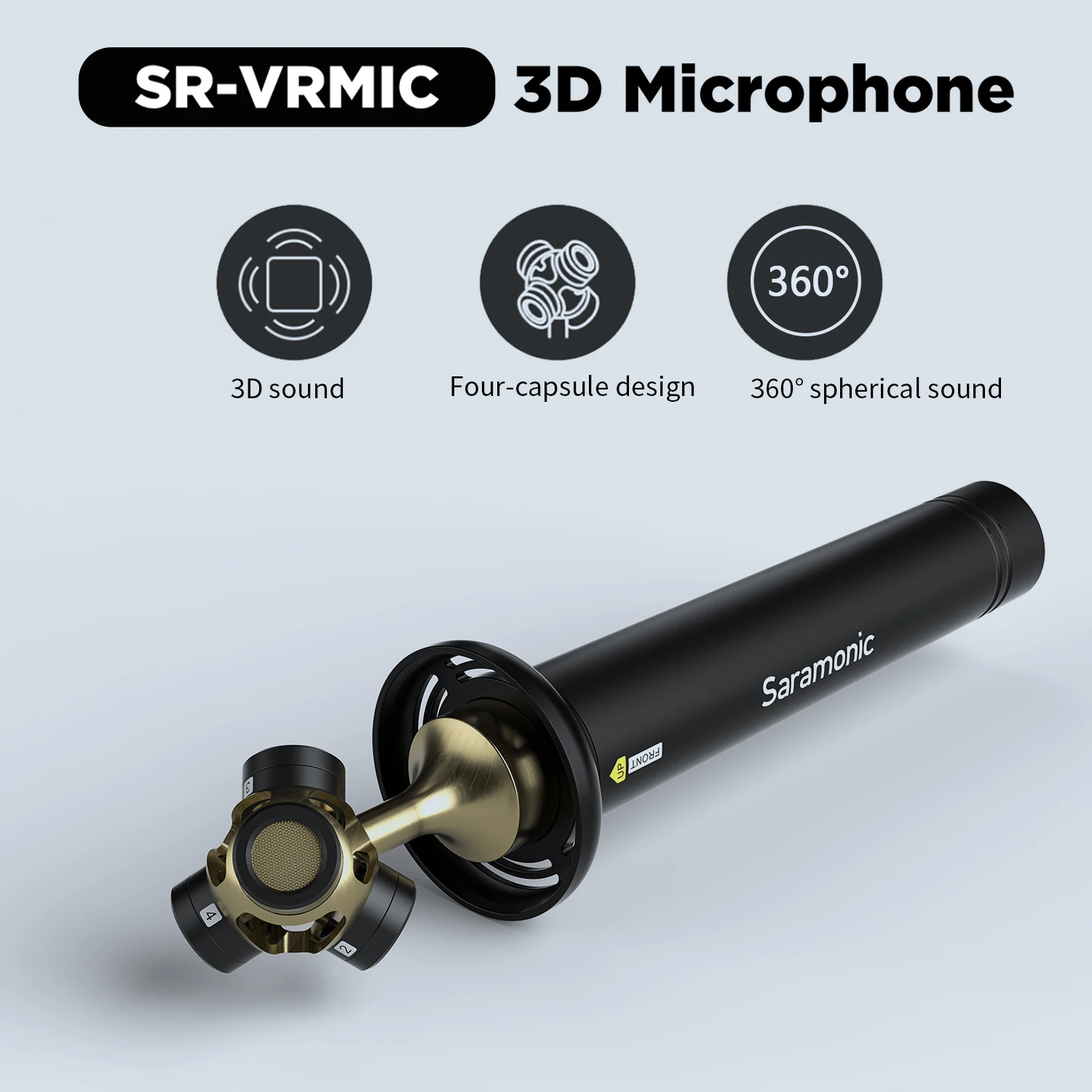 Saramonic SR-VRMIC 3D Ручной конденсаторный микрофон для VR-фильма музыки создания