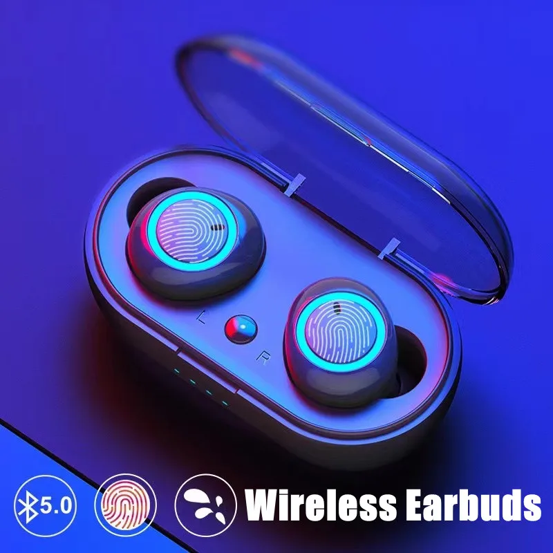 

Tws Y50 Wireless Bluetooth Earphone Wireless Handsfree Headset Music Gaming Sports Waterproofing Wireless Earbuds Headphones