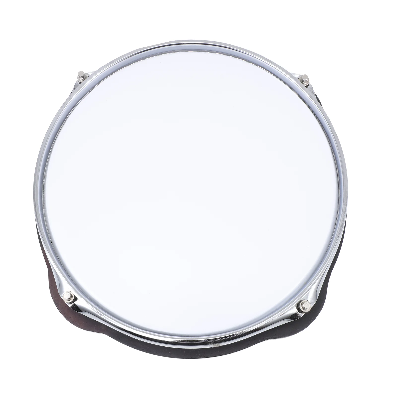 

1 Pc Portable Snare Drum Set Drum Practice Dumb Drum Pad Muffler Drum Trainer (White)